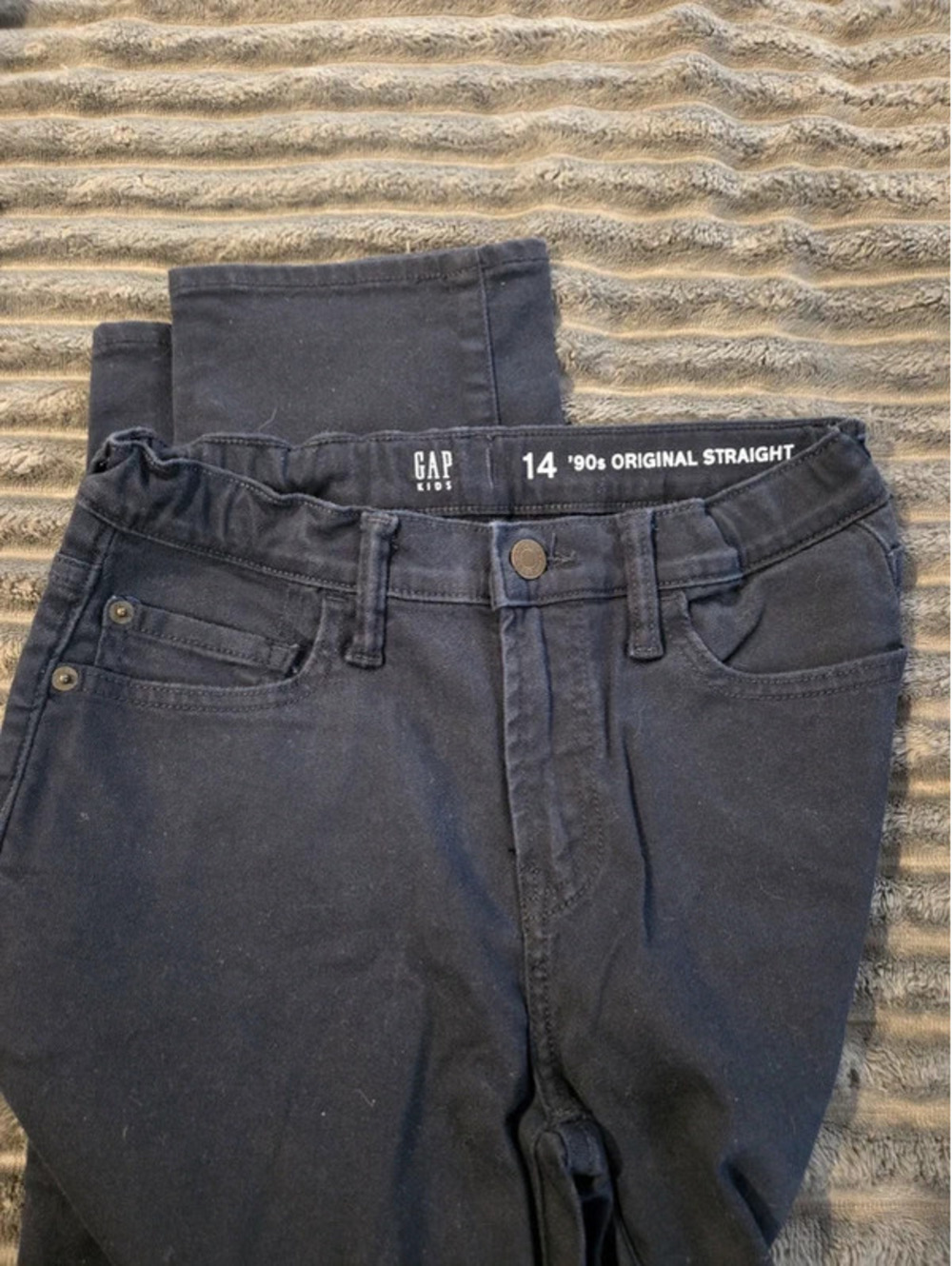 Y2K Navy Blue Gap Kids '90s Original Straight jeans